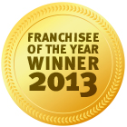Award Franchisee of the year 2013 v2
