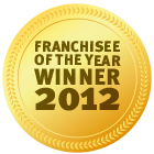 Award Franchisee of the year 2012